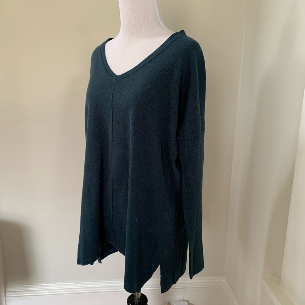 The Impeccable Pig teal sweater